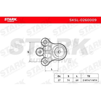 Ball Joint Stark SKSL-0260009 SKSL-0260009 - photo 5