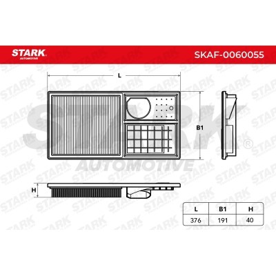 Air Filter Stark SKAF-0060055 SKAF-0060055 - photo 7