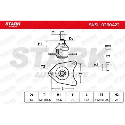 Ball Joint Stark SKSL-0260422 SKSL-0260422 - photo 5