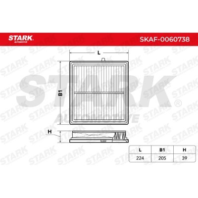 Air Filter Stark SKAF-0060738 SKAF-0060738 - photo 6