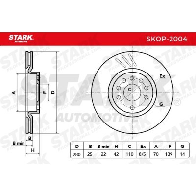 Brake Disc Stark SKOP-2004 SKOP-2004 - photo 7