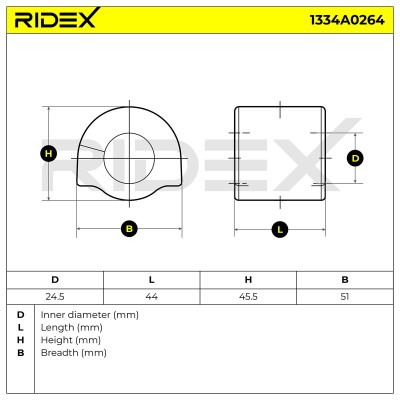 Stabiliser Bar Mounting RIDEX 1334A0264 1334A0264 - photo 5