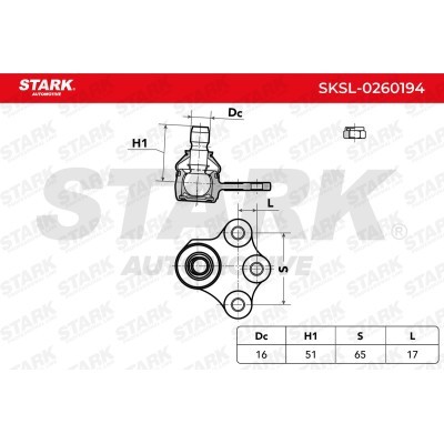 Ball Joint Stark SKSL-0260194 SKSL-0260194 - photo 6