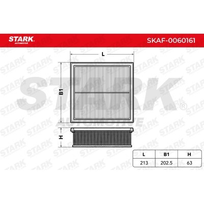 Air Filter Stark SKAF-0060161 SKAF-0060161 - photo 6