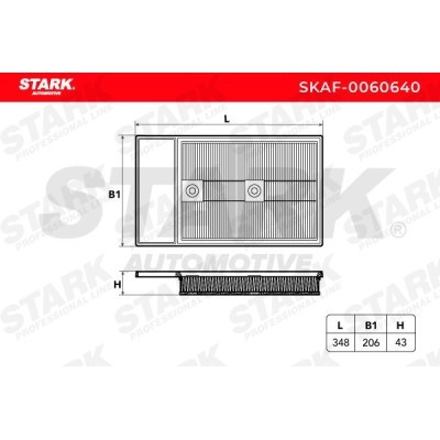 Air Filter Stark SKAF-0060640 SKAF-0060640 - photo 5