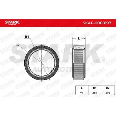 Air Filter Stark SKAF-0060197 SKAF-0060197 - photo 3