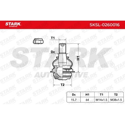 Ball Joint Stark SKSL-0260016 SKSL-0260016 - photo 4