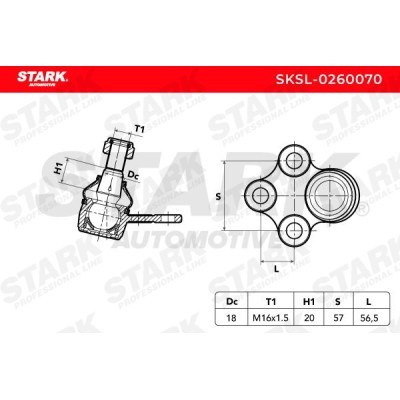 Ball Joint Stark SKSL-0260070 SKSL-0260070 - photo 5