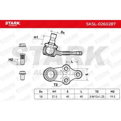 Ball Joint Stark SKSL-0260287 SKSL-0260287 - photo 6