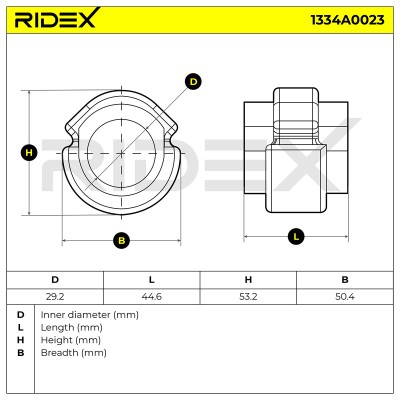 Stabiliser Bar Mounting RIDEX 1334A0023 1334A0023 - photo 6