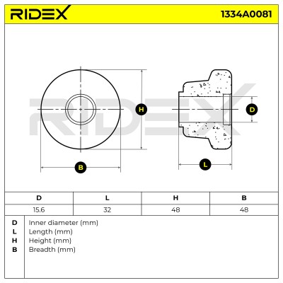 Stabiliser Bar Mounting RIDEX 1334A0081 1334A0081 - photo 5