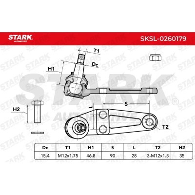Ball Joint Stark SKSL-0260179 SKSL-0260179 - photo 6