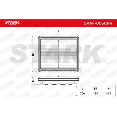 Air Filter Stark SKAF-0060114 SKAF-0060114 - photo 2