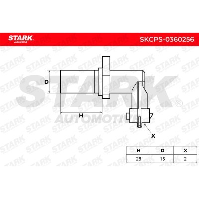Crankshaft Pulse Sensor Stark SKCPS-0360256 SKCPS-0360256 - photo 5