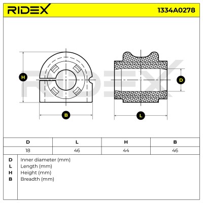 Stabiliser Bar Mounting RIDEX 1334A0278 1334A0278 - photo 6
