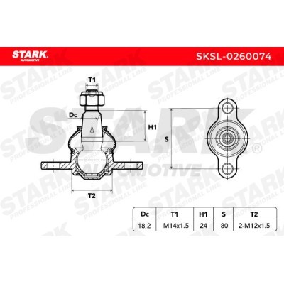 Ball Joint Stark SKSL-0260074 SKSL-0260074 - photo 3