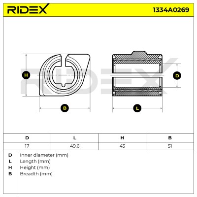 Stabiliser Bar Mounting RIDEX 1334A0269 1334A0269 - photo 5