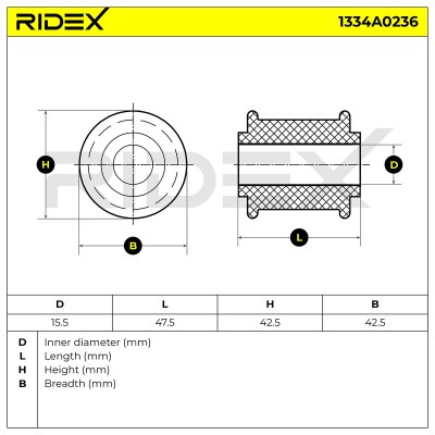 Stabiliser Bar Mounting RIDEX 1334A0236 1334A0236 - photo 5