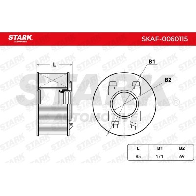 Air Filter Stark SKAF-0060115 SKAF-0060115 - photo 3
