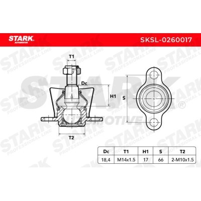 Ball Joint Stark SKSL-0260017 SKSL-0260017 - photo 6