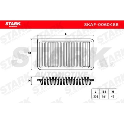Air Filter Stark SKAF-0060488 SKAF-0060488 - photo 7