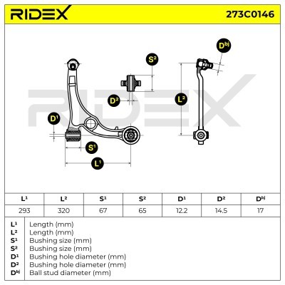 Control Arm RIDEX 273C0146 273C0146 - photo 8