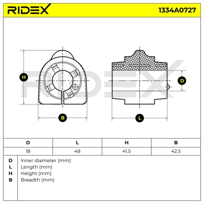 Stabiliser Bar Mounting RIDEX 1334A0727 1334A0727 - photo 4