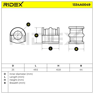 Stabiliser Bar Mounting RIDEX 1334A0049 1334A0049 - photo 4