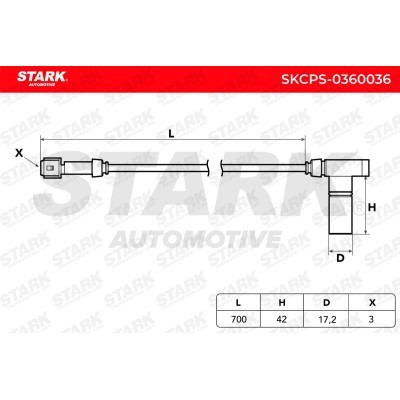 Crankshaft Pulse Sensor Stark SKCPS-0360036 SKCPS-0360036 - photo 3