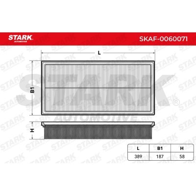 Air Filter Stark SKAF-0060071 SKAF-0060071 - photo 6