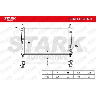 Radiator, Engine Cooling Stark SKRD-0120491 SKRD-0120491 - photo 4