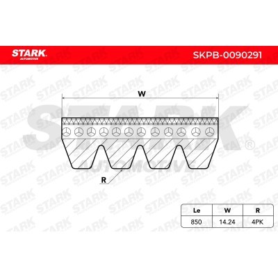 V-Ribbed Belt Stark SKPB-0090291 SKPB-0090291 - photo 5
