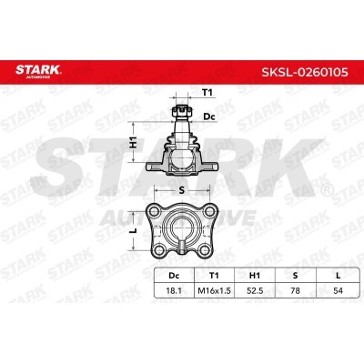 Ball Joint Stark SKSL-0260105 SKSL-0260105 - photo 5
