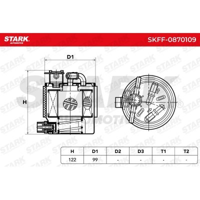 Fuel Filter Stark SKFF-0870109 SKFF-0870109 - photo 8