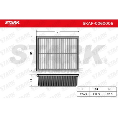 Air Filter Stark SKAF-0060006 SKAF-0060006 - photo 4