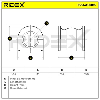 Stabiliser Bar Mounting RIDEX 1334A0085 1334A0085 - photo 5