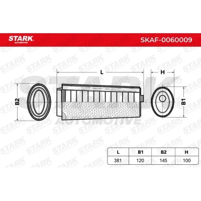 Air Filter Stark SKAF-0060009 SKAF-0060009 - photo 3