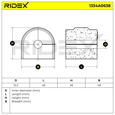 Stabiliser Bar Mounting RIDEX 1334A0638 1334A0638 - photo 5